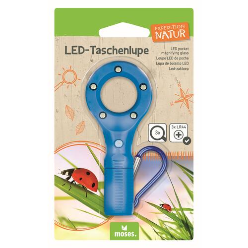 Pocket LED Magnifying Glass