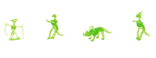 Glowing Dino Skeleton for Excavation