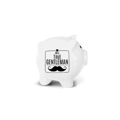 Porcelain piggy - true gentleman