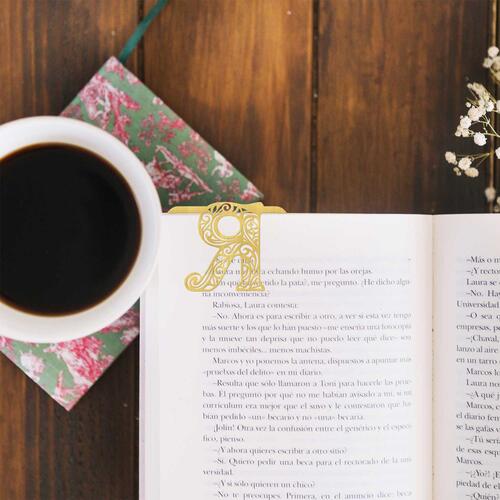 Метален книгоразделител - Book Time - Буква Я