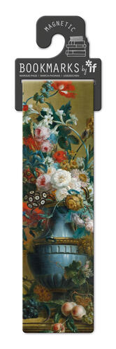 Magnetic bookmark Classics - Flowers in a blue sky