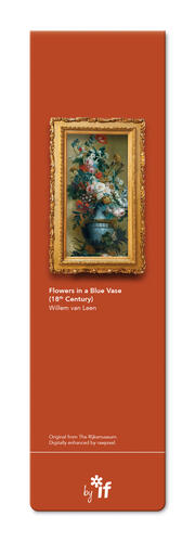 Magnetic bookmark Classics - Flowers in a blue sky