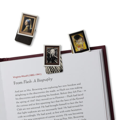 Magnetic bookmarks - Framed classics