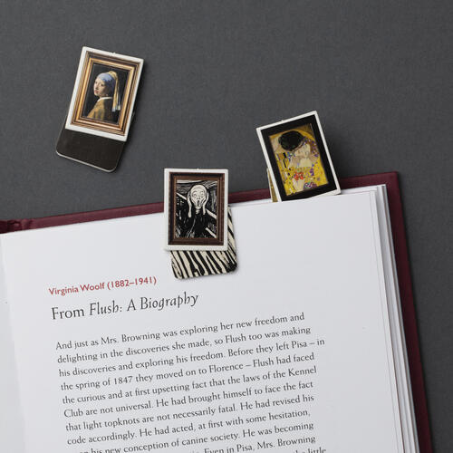 Magnetic bookmarks - Framed classics