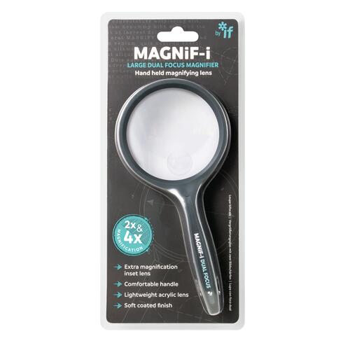Magnifying glass with two magnification zones (75mm)