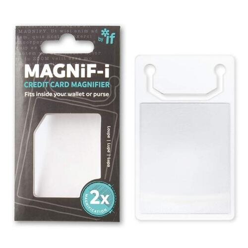 Magnifying glass "Credit Card"
