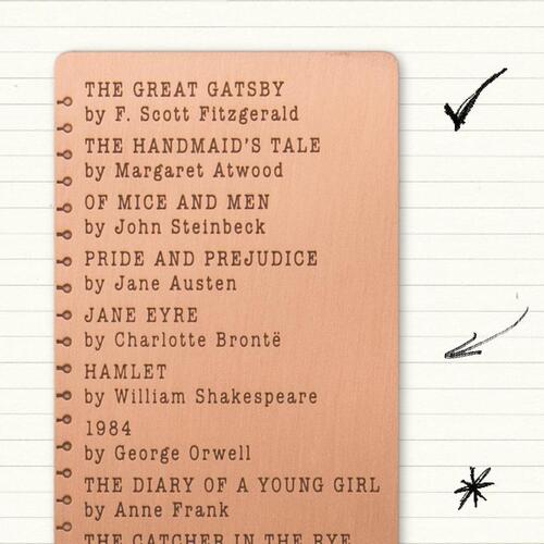 Метален книгоразделител Bucket list