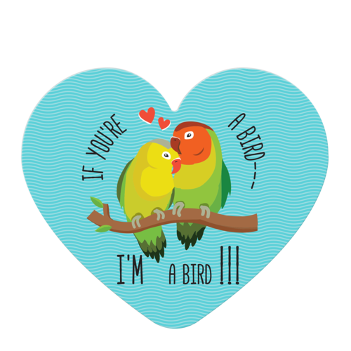 Табелка-картичка | If you're a bird.., I'm a bird!!!
