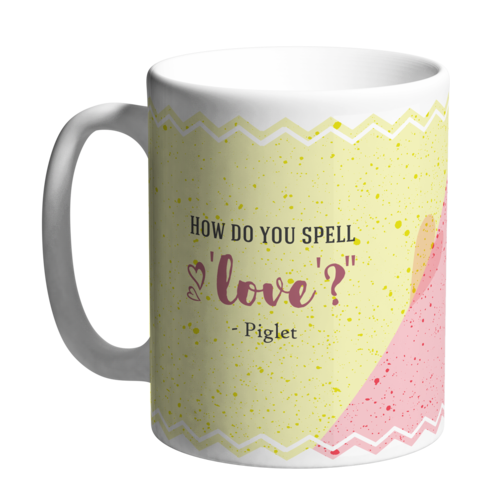 Керамична чаша Happy mugs | Piglet - Pooh
