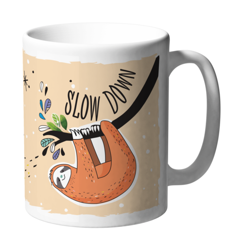 Slow down, read a book - ленивец