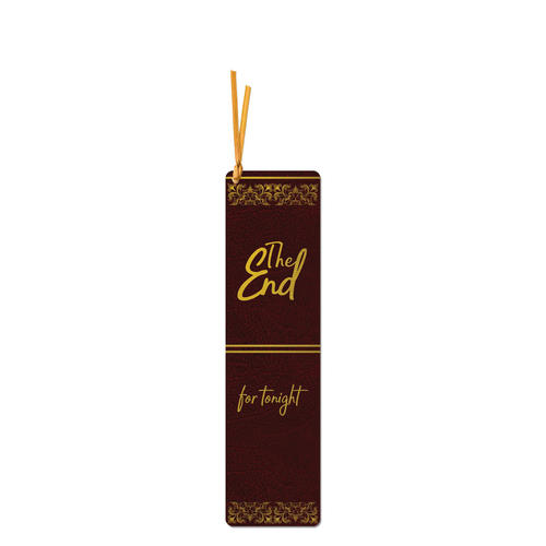 Книгоразделител с връзка Between the pages | The End...for tonight
