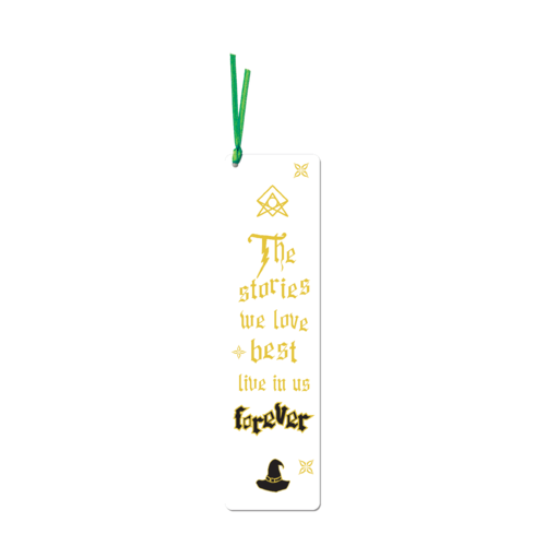Книгоразделител с връзка Between the pages | The stories we love best live in us forever (Хари Потър)