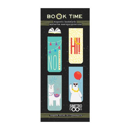 Магнитни книгоразделители - Book Time | Cute animals
