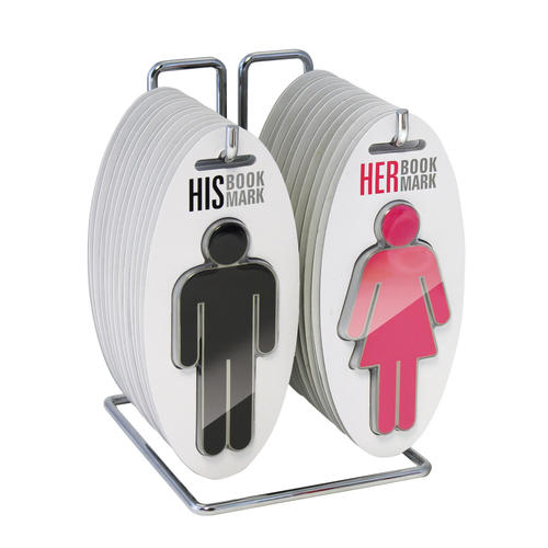Metal bookmark "For Him"