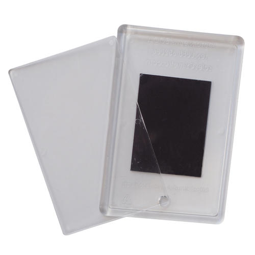  Plastic slug with magnetic foil for a gift or souvenir with a magnet