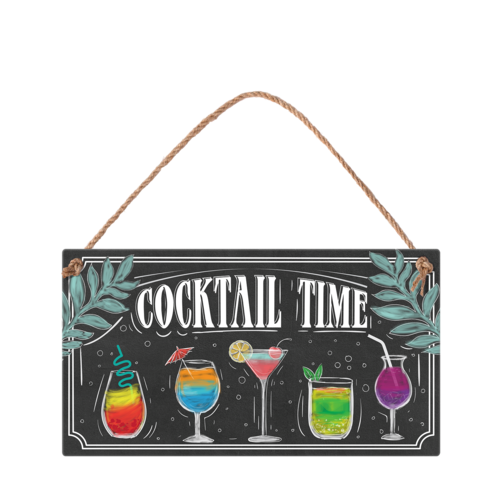 Табелка за стена | Cocktail time
