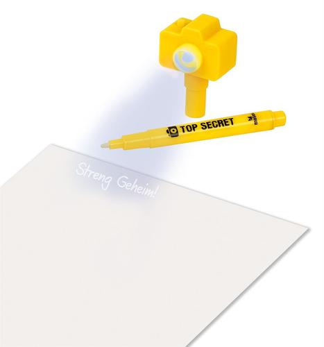 Pen with invisible ink