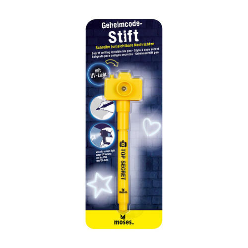 Pen with invisible ink