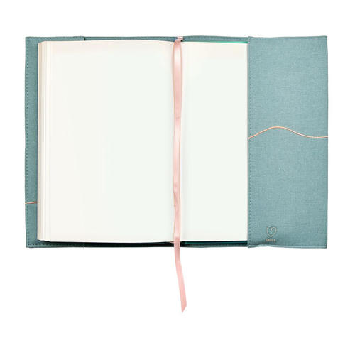 Fabric binding - Book and heart