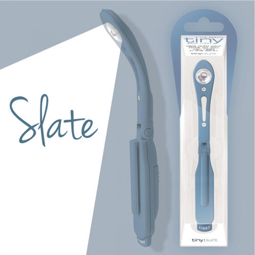 Малка цветна лампичка | Синьо-сива