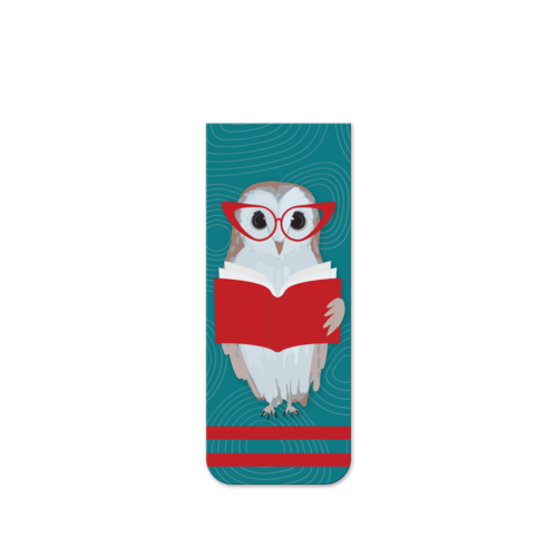 Reading eagle owl and owl