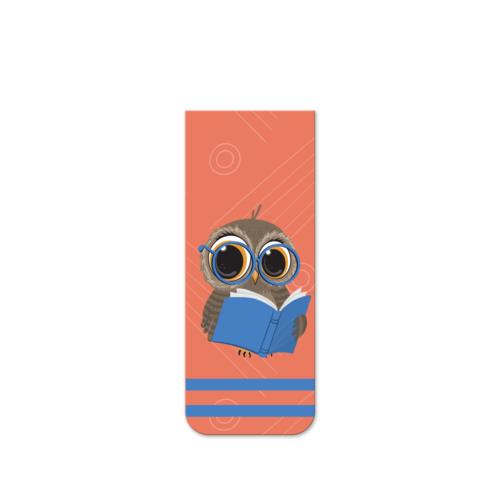 Reading eagle owl and owl