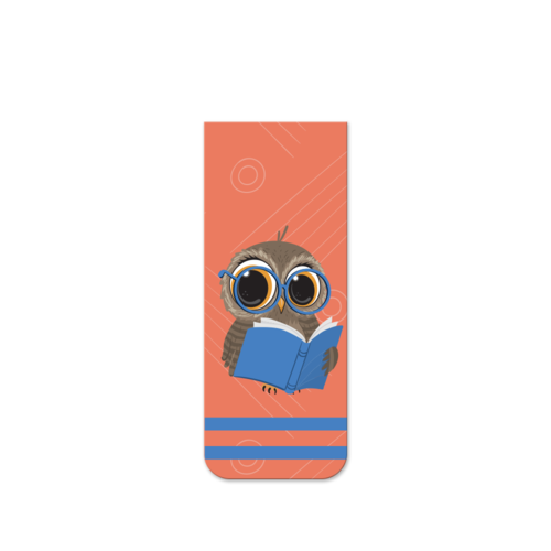 Reading eagle owl and owl