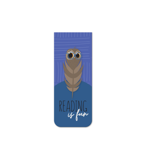 Reading eagle owl and owl