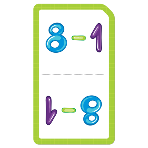 Math war. Learn subtraction up to 9