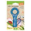 Pocket LED magnifying glass