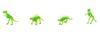 Glow-in-the-dark dinosaur skeleton dig kit