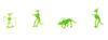 Glow-in-the-dark dinosaur skeleton dig kit