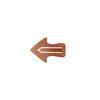 Metal Bookmark Arrow copper
