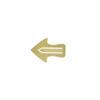 Metal Bookmark Аrrow brass