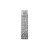 Metal bookmark Filled with hearts