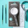 Magnifying glass with two magnification zones (75mm)