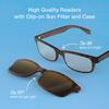 Sunglasses +1.5 diopter