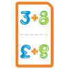 Math war. Sum numbers up to 9