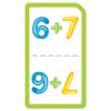 Math war. Sum numbers up to 9