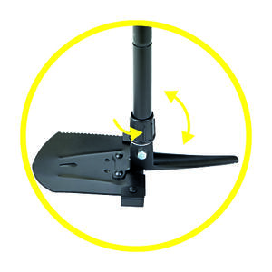Foldable expedition shovel