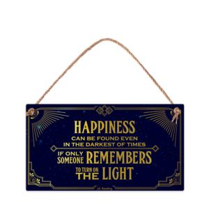 Wall sign | Happiness, J.K. Rowling