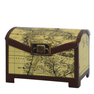 Box for gifts | Antique map