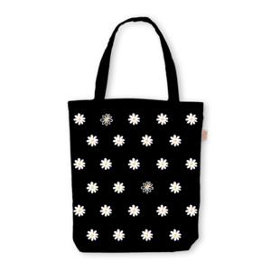 Flat bottom cotton bags | Daisies
