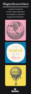 Square magnet bookmark | Travel
