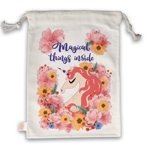 Book lover tote bag | Unicorn - Magical things inside