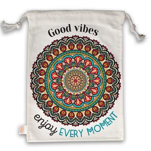 Book lover tote bag | Mandala - Good vibes