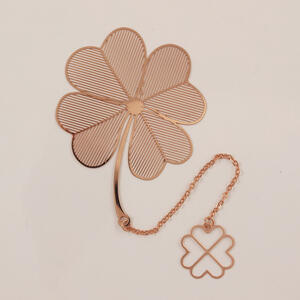 Metal book divider - Book time - clover
