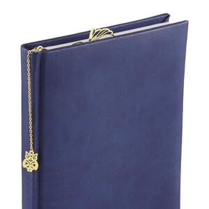 Metal book divider - Book Time - owl