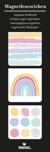Square magnet bookmark | Rainbow