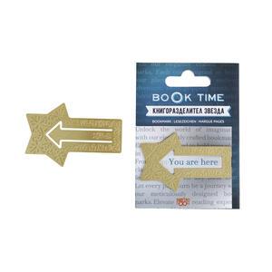 Book Time | Metal bookmark Arrow star